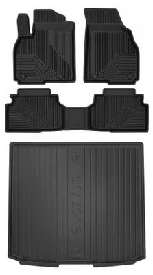 Immagine prodotto di Tappetini 3D TPE + baule DryZone per Bestune T77 2025- 4 pezzi