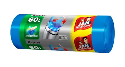 Produktbild von JAN N. 60L 20SZT HD EASY-PACK Worki na śmieci niebieskie
