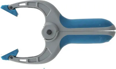 Immagine prodotto di Ferrestock FSKPRS102 12 pezzi morsetto deSpring, impugnatura antiscivolo, ganasce girevoli, molla extra forte, apertura massima 65 mm, profondità 65 mm