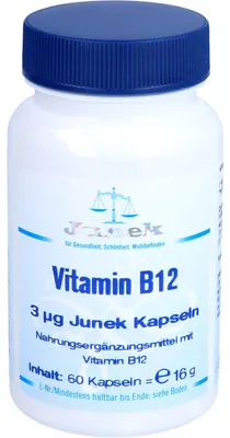 Obrázok produktu pre Bios Vitamín B12 3 µg, kapsuly Junek, 60 ks
