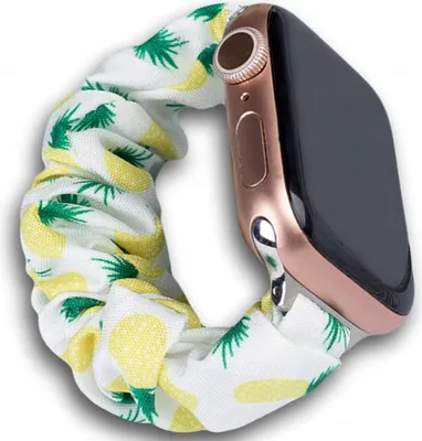 Produktbild von Stoffband für Apple Watch 42 / 44 / 45 mm Armband Kautschukarmband - Ananas