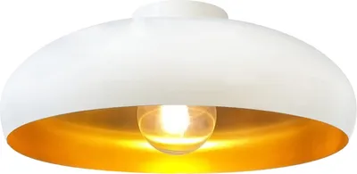 Produktbild von Deckenlampe Weiß I Androa I Metall Gold Lampe