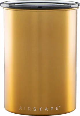 Immagine prodotto di Airscape Edelstahl-Aromabehälter Mittel, Kaffeedose, Aufbewahrungdose, Edelstahl, Kupfer gebürstet, AS2707