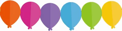 Obrázek produktu pro Girlanda narozeniny - balonky - 360 cm