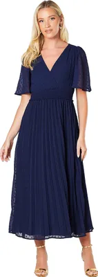 Produktbild von Dorothy Perkins - Midikleid Wickel für Damen DP6028 (34 DE) (Marineblau)
