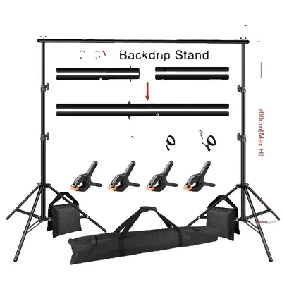 Produktbild von Studio Foto Rahmen, Aluminiumlegierung, Unterstützungssystem, 2x3m Hintergrundständer