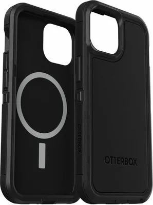 Produktbild von OtterBox Defender Series XT Robust Hülle für Apple iPhone 15, iPhone 14, iPhone 13 Smartphone - Schwarz - 1 - Sturzsicher, Abriebfest, Schmutzabweisend, Stoßfest, Staubfest, Stoßdämfpend - Polycarbonat, Synthetischer Gummi