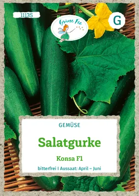 Produktbild von Grüne Fee - Salat- und Schälgurke Konsa F1 Samen - 11135