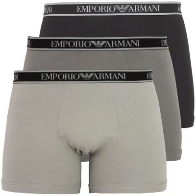 Immagine prodotto di Boxer uomo EMPORIO ARMANI parigamba confezione 3 capi elastico a vista cotone elasticizzati articolo EM000259 AF20669, EUR XXL - CN 180/100 - BR EEG - MX EEG, Cotone 95%,Spandex 5%