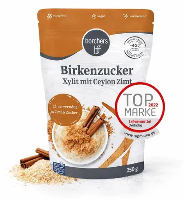 Produktbild von borchers Birkenzucker 100% Xylit mit Ceylon Zimt - ab 250g