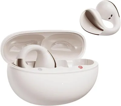 Produktbild von Crossky C30 Open-Ear Clip-On Kopfhörer, Bluetooth 5.4, 4-Mikrofon ENC, Dual-Connection, 5,5+25 Std. Akku, IPX4 Wasserdicht, App-EQ, 80ms Latenz– Sport