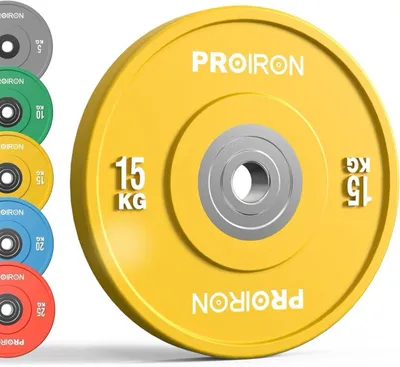 Productafbeelding van Olympische rubberen gewichtsschijven, 5-25 kg