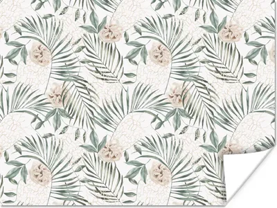 Produktbild von MuchoWow® Poster Monstera - Palmenblatt - Dschungel - Tropisch 120x90 cm - Wandbild