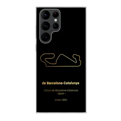 Produktbild von MuchoWow® Handyhülle Schutzhülle Hülle für Samsung Galaxy S22 Ultra F1 - Rennstrecke - Barcelona Silikon Softcase Handy Hülle - Abbildung