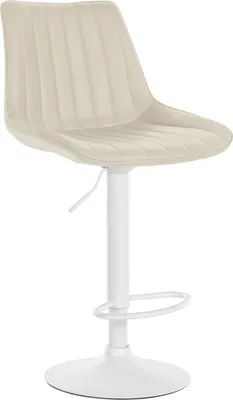 Produktbild von Barhocker Toni Kunstleder weiß creme