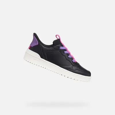 Image de Baskets Geox Washiba Fast pour garçons, couleur noire, taille 32