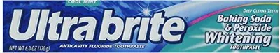 Zdjęcie produktu dla Ultra Brite | Pasta do zębów z sodą oczyszczoną - 170 g - Wybielanie - Świeży zapach - Wybielanie - Pasta do zębów przeciw próchnicy