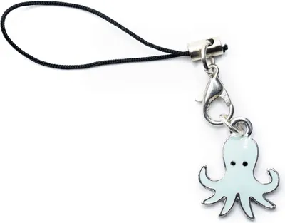 Produktbild von Krake Handyanhänger Miniblings Oktopus Tintenfisch Ozean emailliert türkis