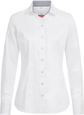 Produktbild von Greiff Corporate Bluse PREMIUM Damen ® Weiß/Blau 34