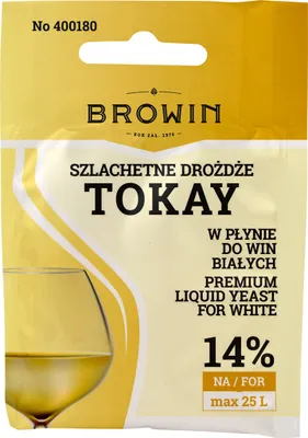 Produktbild von Flüssighefe Browin - Tokay 20ml, Weinhefe, Wein Hefe, Hefe für Wein