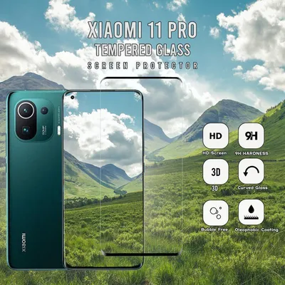 Obrázok produktu pre 1-balenie Xiaomi 11 Pro Ochranné sklo na displej - Tvrdené sklo 9H - Super kvalita 3D