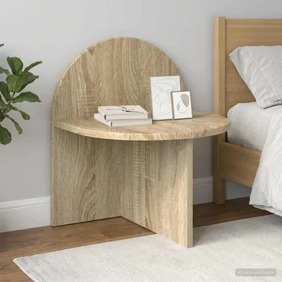 Image de vidaXL Table de chevet, lot de 2, chêne Sonoma, 40 x 35,5 x 45,5 cm, aggloméré