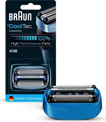 Produktbild von Braun Series 3 BR-CP40B, Scherkopf, 1 Kopf/Köpfe, Blau, Braun, °Cooltec CT2, CT4, CT5, 20 g