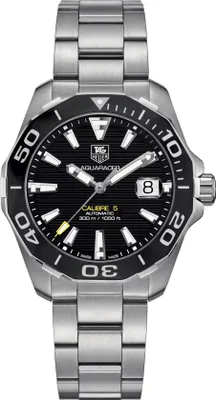 Zdjęcie produktu dla Zegarek męski Tag Heuer Aquaracer, srebrno-czarny, model WAY211A.BA0928