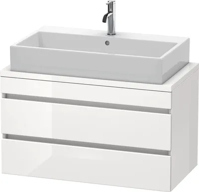 Produktbild von Konsolenunterschrank DURASTYLE 512x900x478mm weiß matt/basalt matt weiss matt/basalt matt