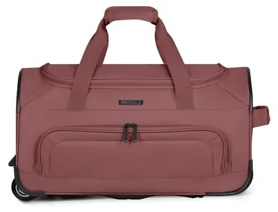 Productafbeelding van REDOLZ reistas trolley Duffle Essentials Wheeled Duffle Rose oud roze 51cm