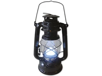 Produktbild von LED Laterne 12 LEDs 25cm Dimmbar schwarz