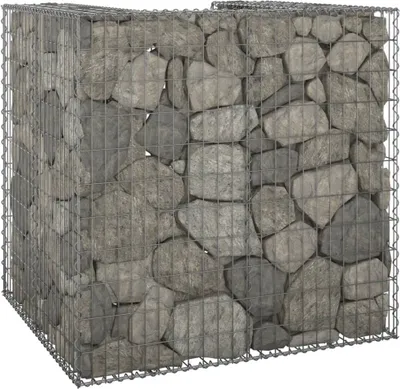 Obrázek produktu pro Maison Exclusive - Gabionová zástěna pro popelnici pozinkovaná ocel 110x100x110 cm