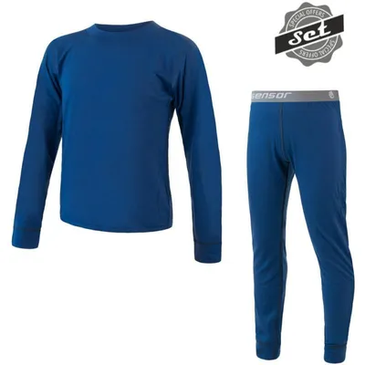 Immagine prodotto di Sensor Merino Air Set Maglietta e intimo per bambini blu scuro Taglia 90 23200034-00