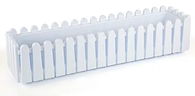Produktbild von Blumentopf Weiß 14L für Fensterbank oder Balkon