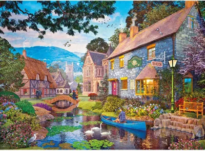 Obrázek produktu pro GIBSONS Puzzle Čaj na řece 500 dílků