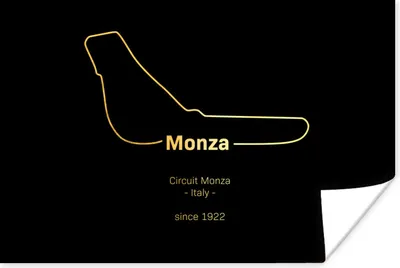 Produktbild von MuchoWow® Poster Monza - Formel 1 - Rennstrecke 90x60 cm - Schlafzimmer
