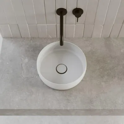 Obrázek produktu pro BetteLiv umyvadlová miska, kulatá, bez přepadu, 320 x 320 x 100 mm, A242-000PW