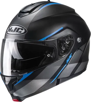 Produktbild von HJC C91 TERO Klapphelm schwarz-blau MC2SF S S in blau/schwarz