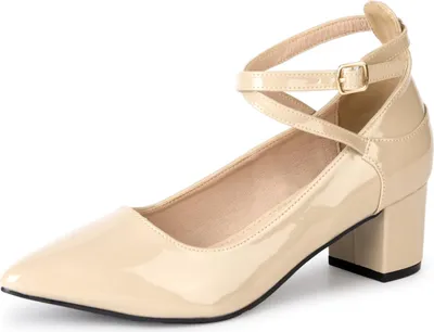 Produktbild von Plilima Damen Absatzschuhe mit Riemen Beige Größe 38