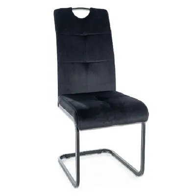 Immagine prodotto di Sedia da pranzo imbottita KASJA - nero / nero