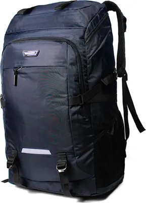 Image de Sac à dos de randonnée UPALDHOU, 80L Camping - Sac de voyage léger pour voyager avec le camping de randonnée (bleu foncé)