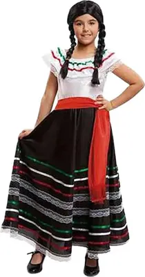 Immagine prodotto di Mamma messicana Junior Costume Rosso 3-4 Anni Rosso 3-4 Anni