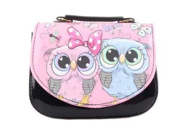 Immagine prodotto di Borsa nera con gufo