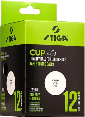 Immagine prodotto di Coppa per palline da ping pong confezione da 12 pezzi ABS bianco
