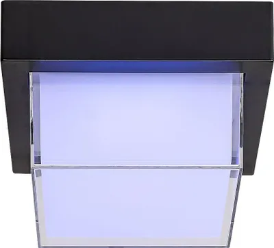 Produktbild von Rabalux 7247DURDE, Wand-/Deckenbeleuchtung für den Außenbereich, Schwarz, Weiß, Kunststoff, IP54, Eingang, Fassade, II