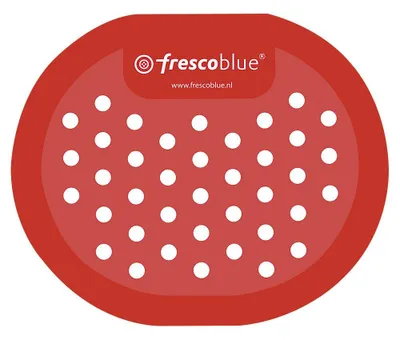 Obrázok produktu pre FRESCOBLUE ochranné sitko do pisoára 168x140 mm, červené
