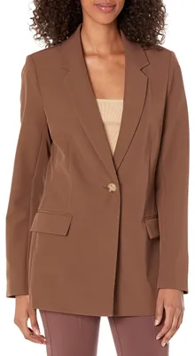 Produktbild von The Drop Blazer für Damen, Blake Lang, Kaffeebohnen, M