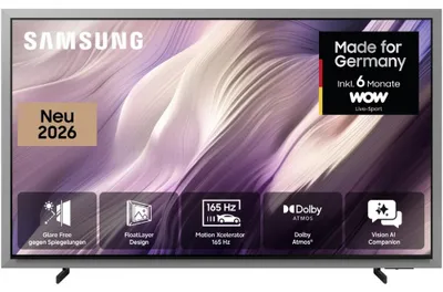 Produktbild von Samsung GQ65S99HATXZG, 165,1 cm (65"), 3840 x 2160 Pixel, OLED, Smart-TV, WLAN, Grau