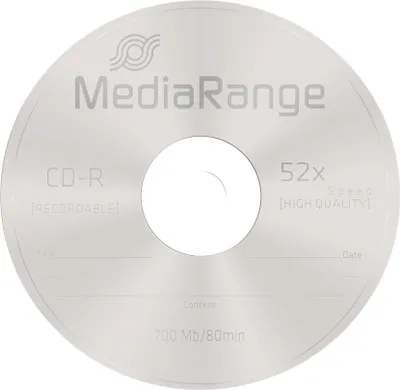 Image de MediaRange CD-R 700MB 100pcs Spindel 52x