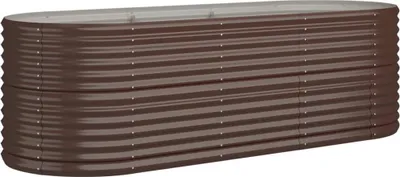 Produktbild von vidaXL Hochbeet Verzinkter Stahl 224x80x68 cm Braun